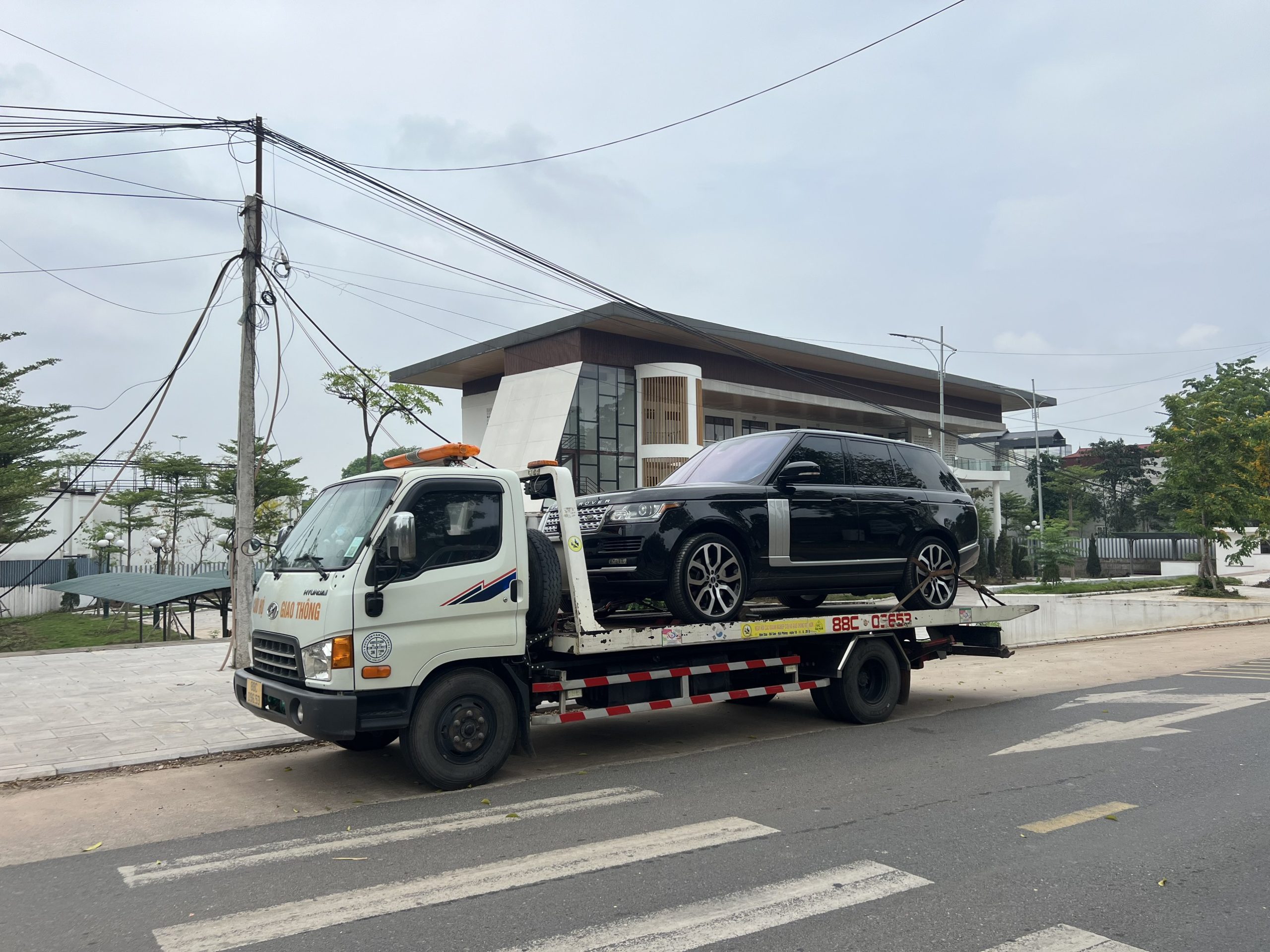 cứu hộ xe container tại Vĩnh Phúc