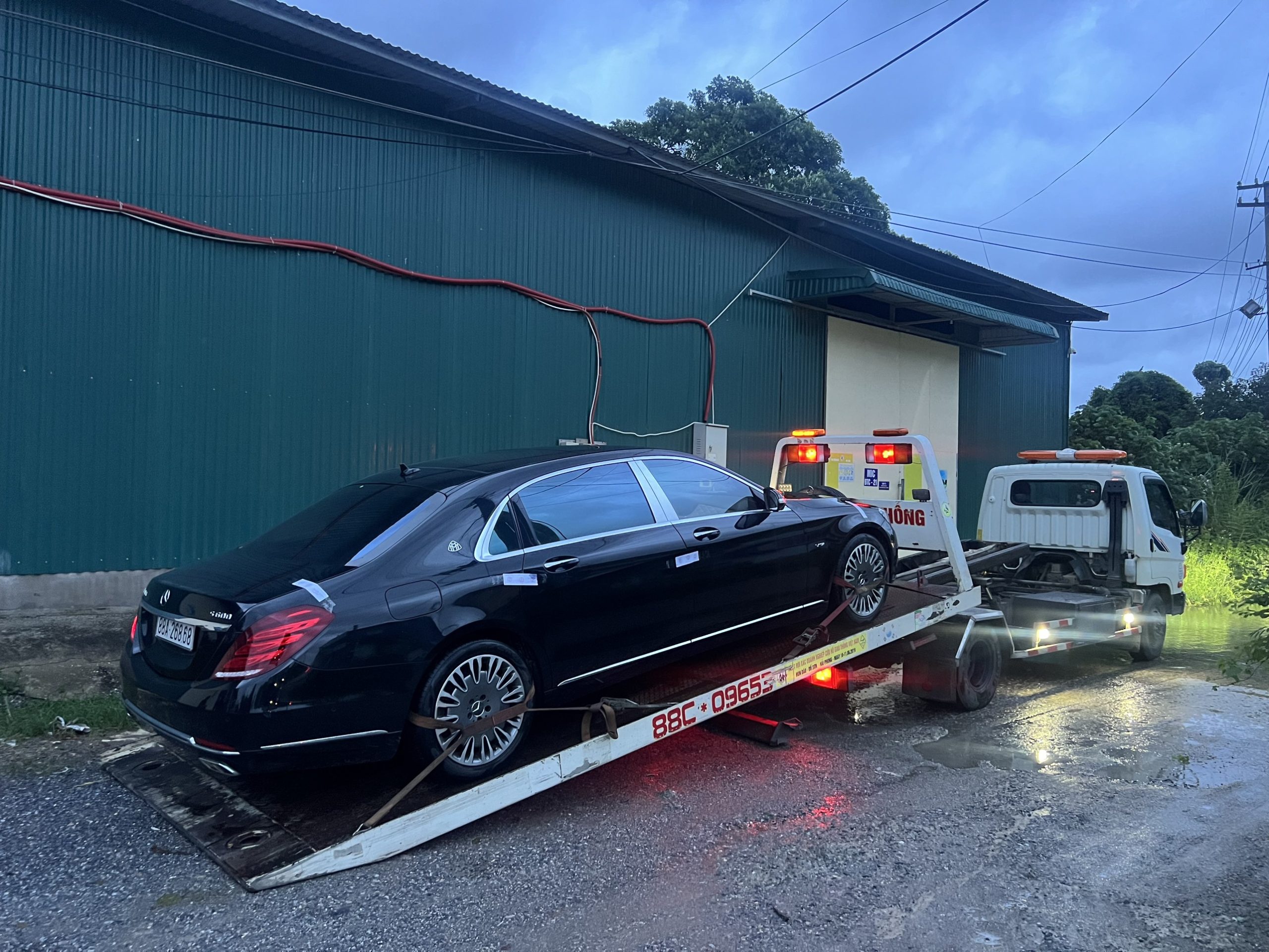 Xe không nổ máy tại Lập Thạch, Vĩnh Phúc