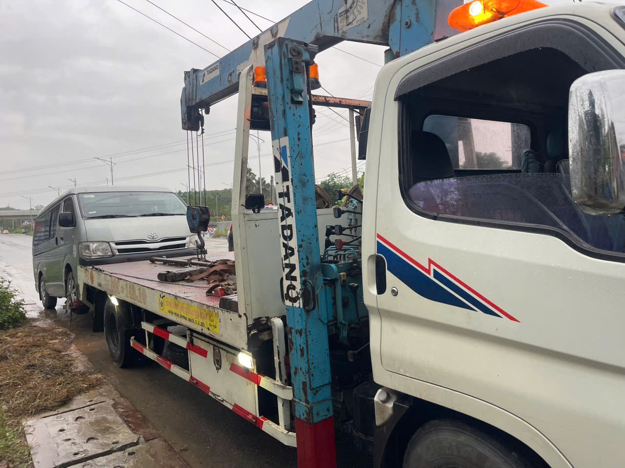 Cứu hộ giao thông tại Tam Đảo, Vĩnh Phúc